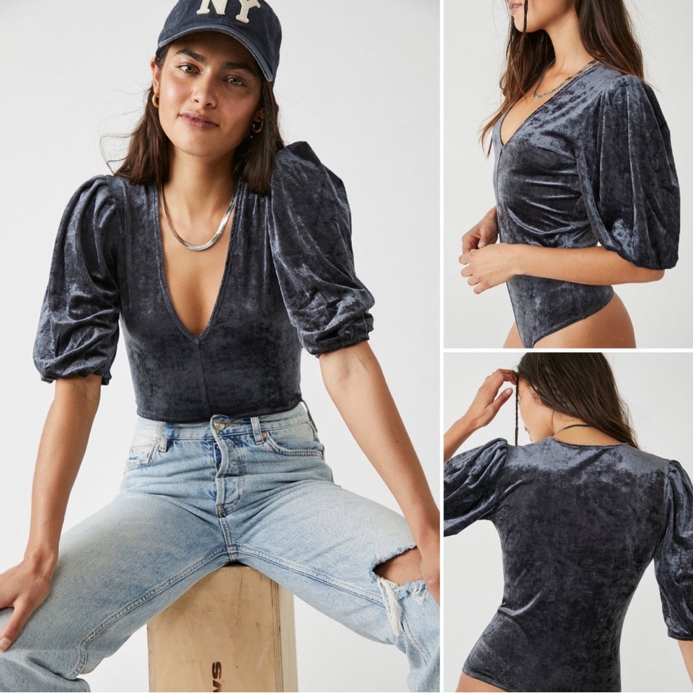 Free people velvet top $128 retail price brand new several sizes